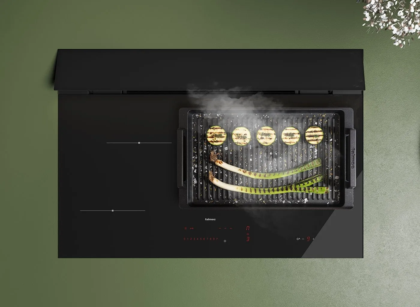 Falmec Brera 75 czarny 800 m³/h