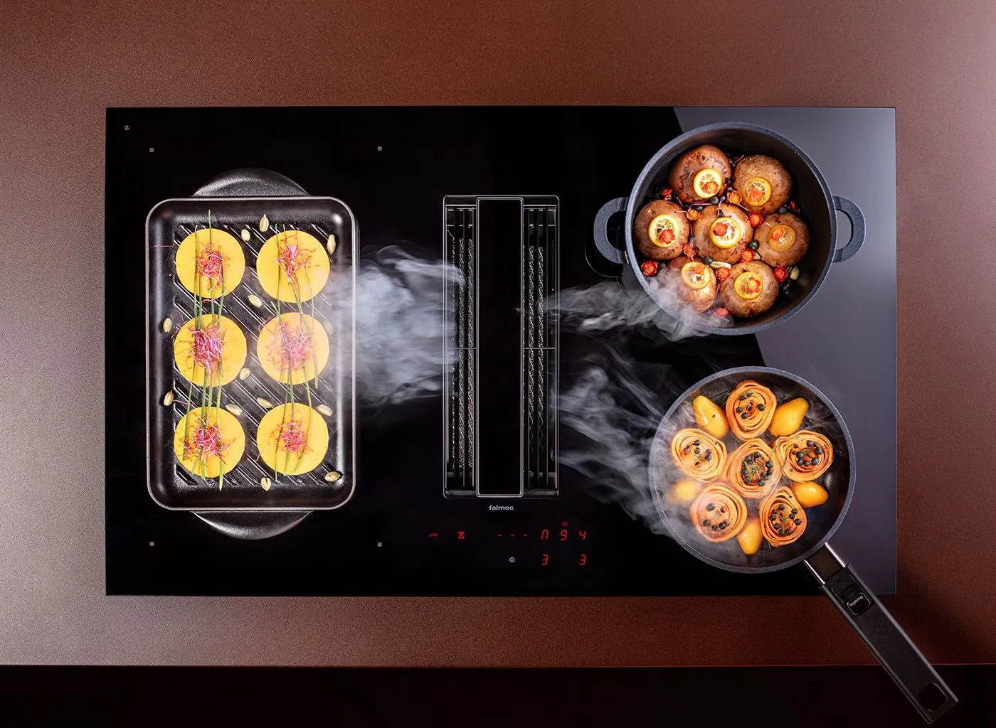 Falmec Zero 76 czarny 600 m3/h