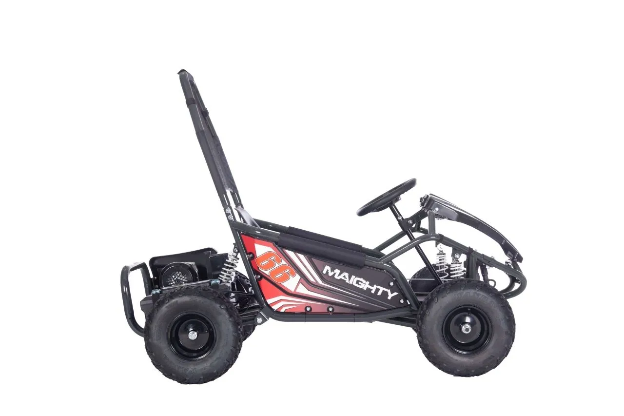 Pojazd Gokart Elektryczny MIGHTY Czarny
