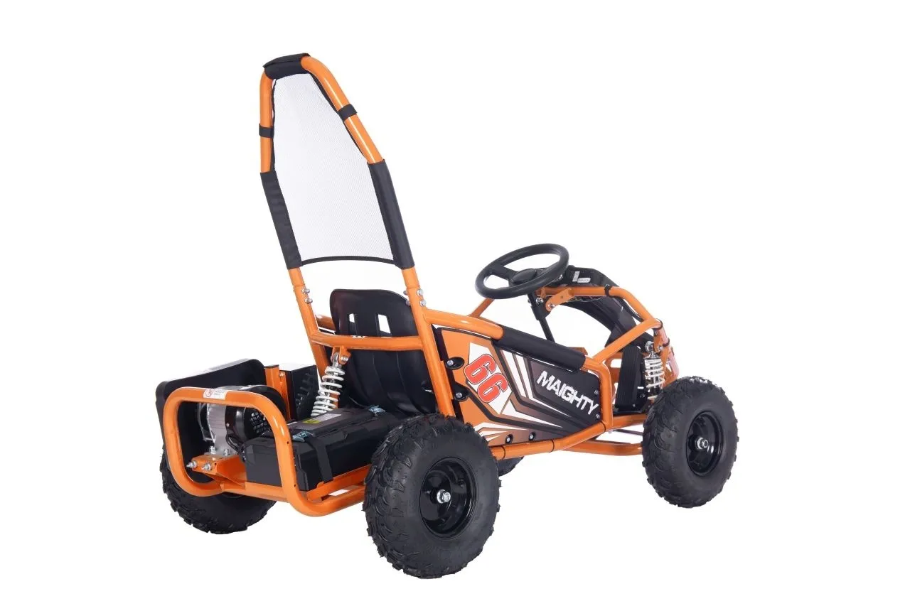 Pojazd Gokart Elektryczny MIGHTY Pomarańczowy