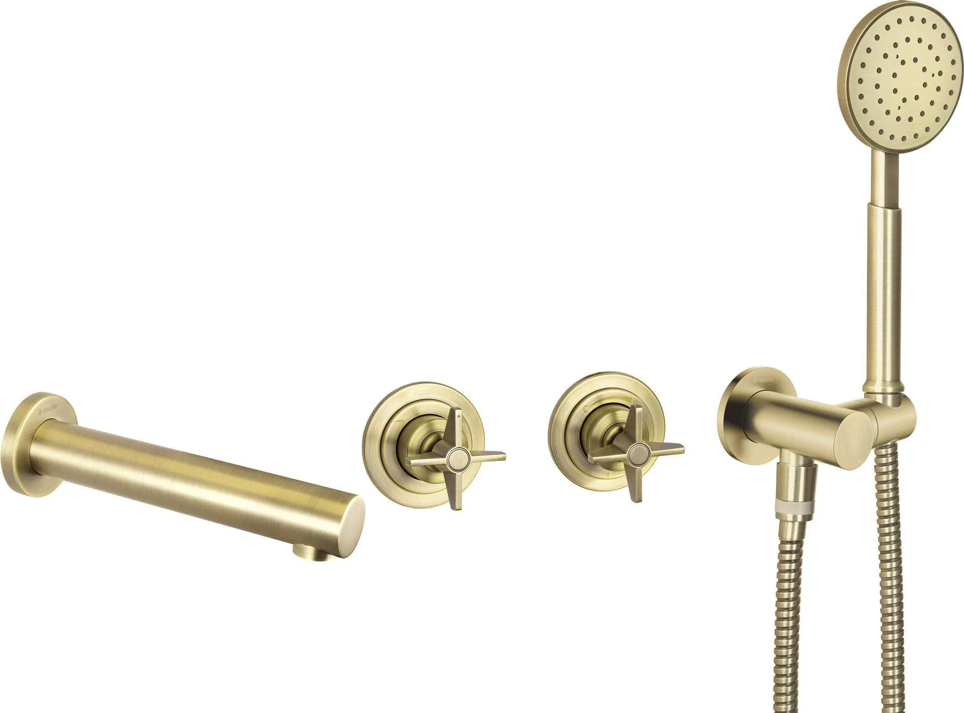 Deante BQT_M18P Zestaw prysznicowy podtynkowy z wylewką wannową