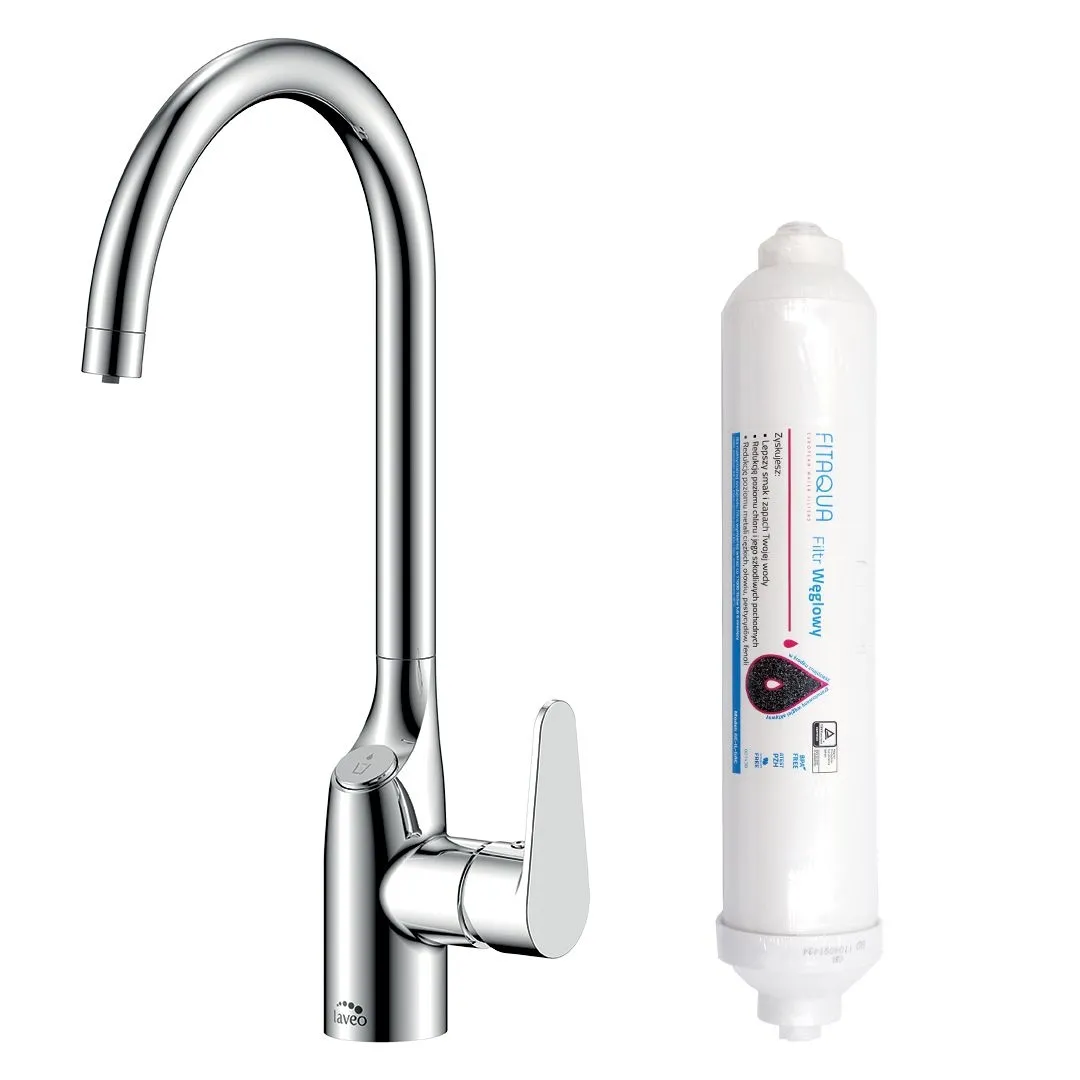 LAVEO Claro - bateria zlewozmywakowa z systemem filtrującym Amii