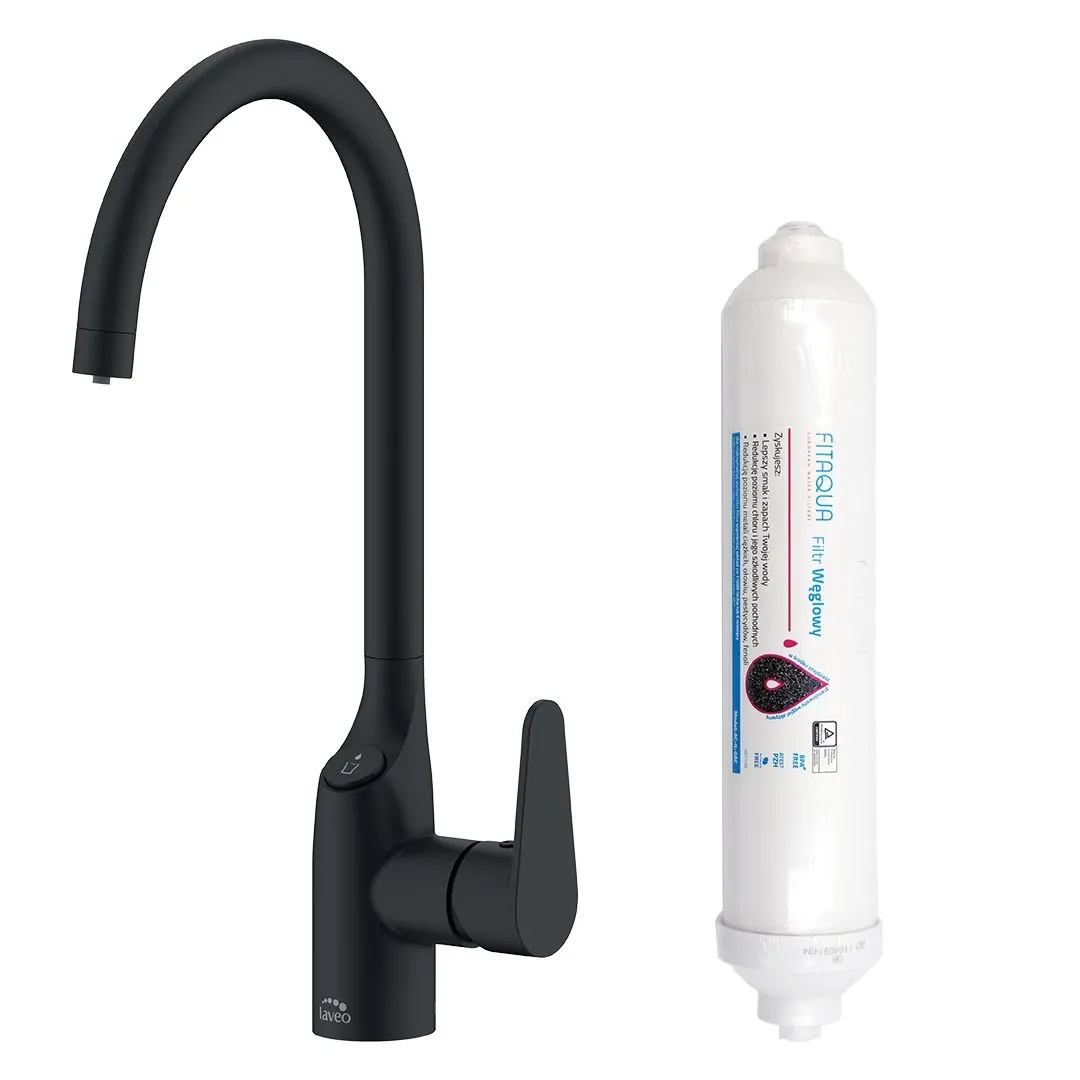 LAVEO Claro - bateria zlewozmywakowa z systemem filtrującym Amii