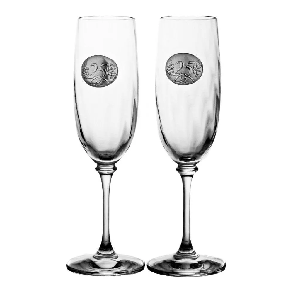 Crystal Julia Kieliszki do szampana 25 lat 2 sztuki (10234)
