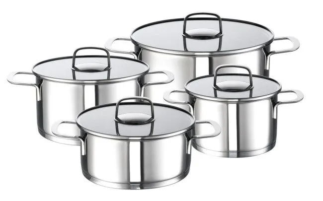 ROHE TOM Nimm-4 Tom, Zestaw garnków 4 elementowy, indukcja 253421-04