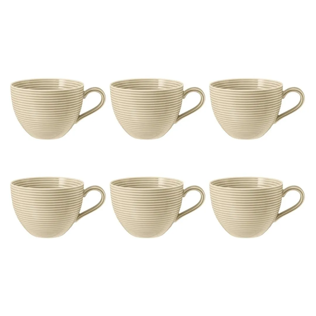 SELTMANN BEAT COLOR GLAZE Zestaw 6 filiżanek do kawy 350 ml