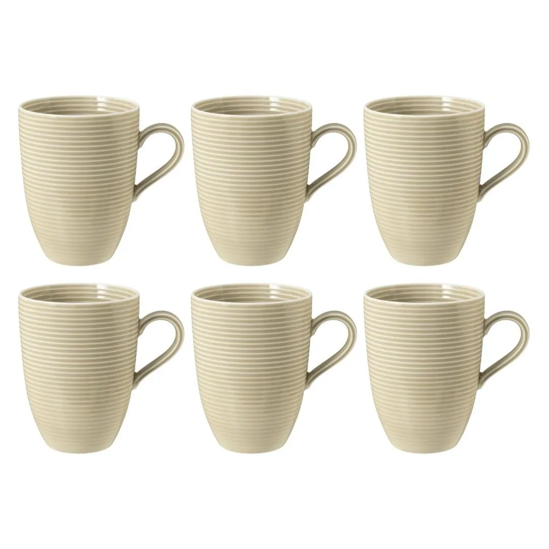 SELTMANN BEAT COLOR GLAZE Zestaw 6 kubków z uchwytem 350 ml