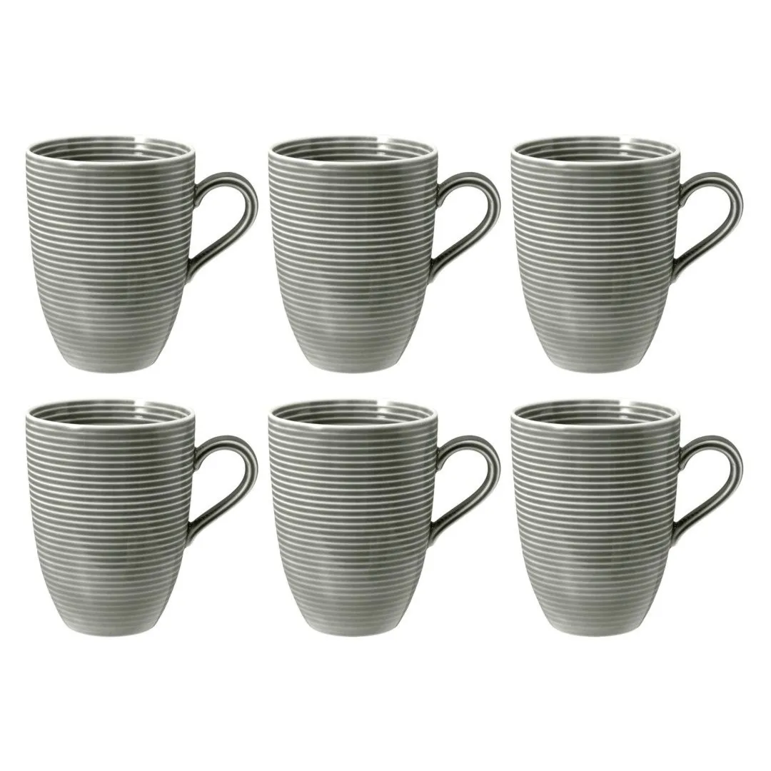 SELTMANN BEAT COLOR GLAZE Zestaw 6 kubków z uchwytem 350 ml