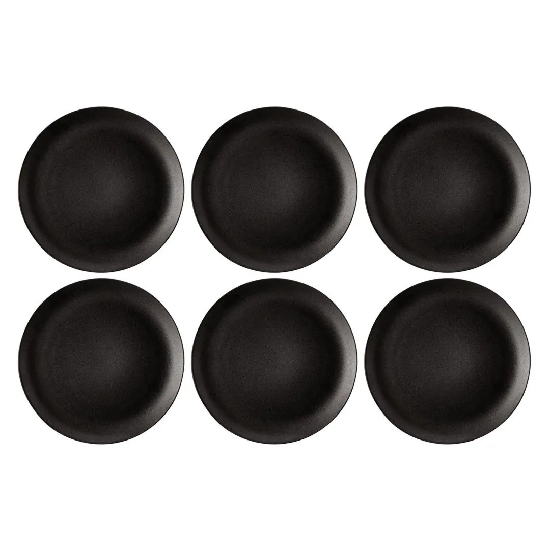 SELTMANN LIBERTY VELVET BLACK Zestaw 6 talerzy obiadowych 27.5 cm