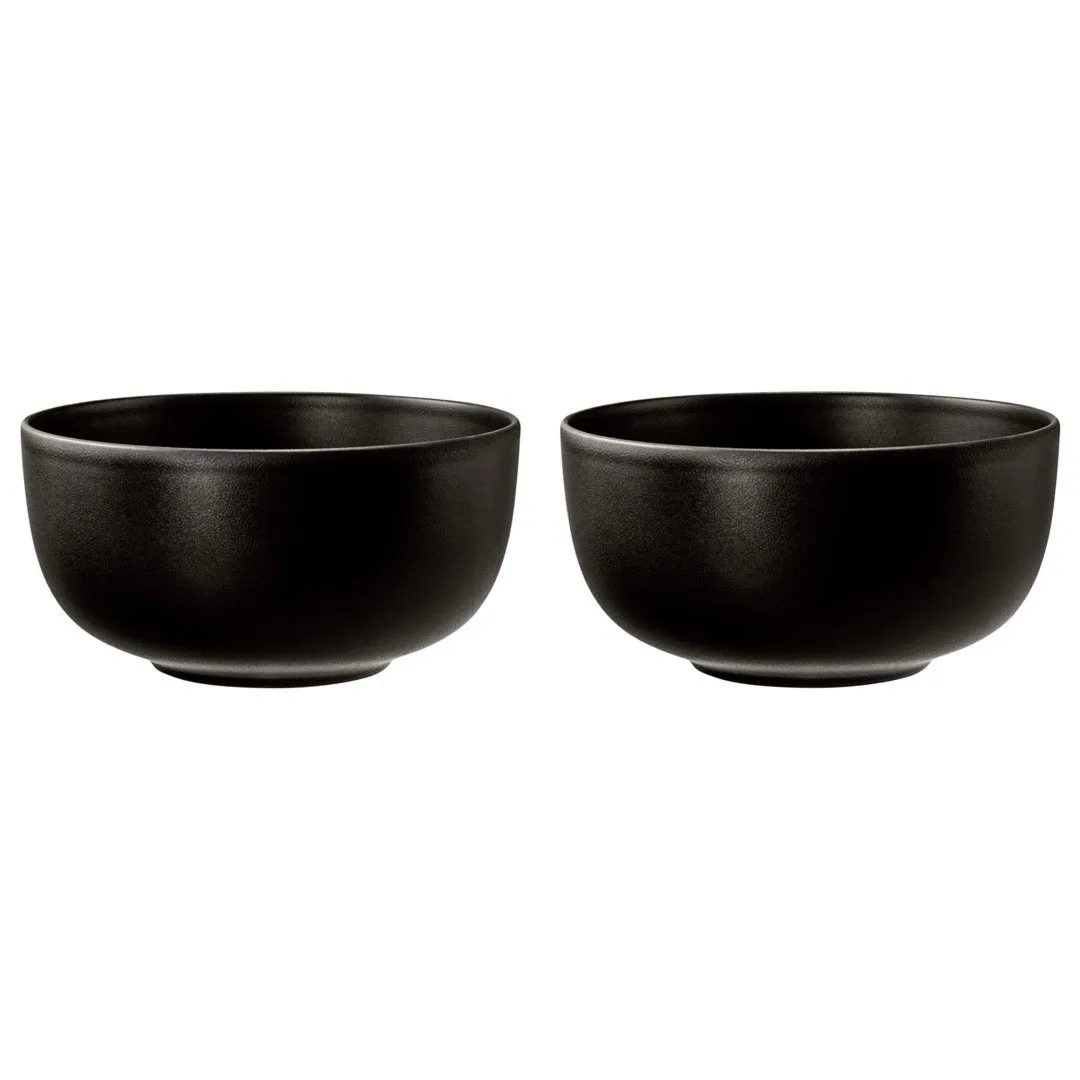 SELTMANN LIBERTY VELVET BLACK Zestaw 2 misek 17.5 cm