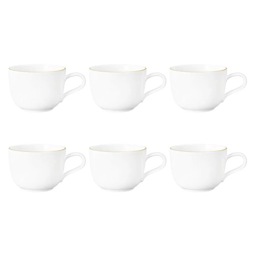 SELTMANN LIBERTY GOLDLINE Zestaw 6 filiżanek do kawy 260 ml