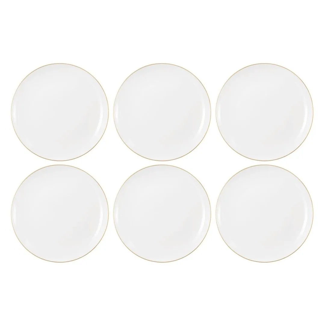 SELTMANN LIBERTY GOLDLINE Zestaw 6 talerzy do sałatek 22.5 cm