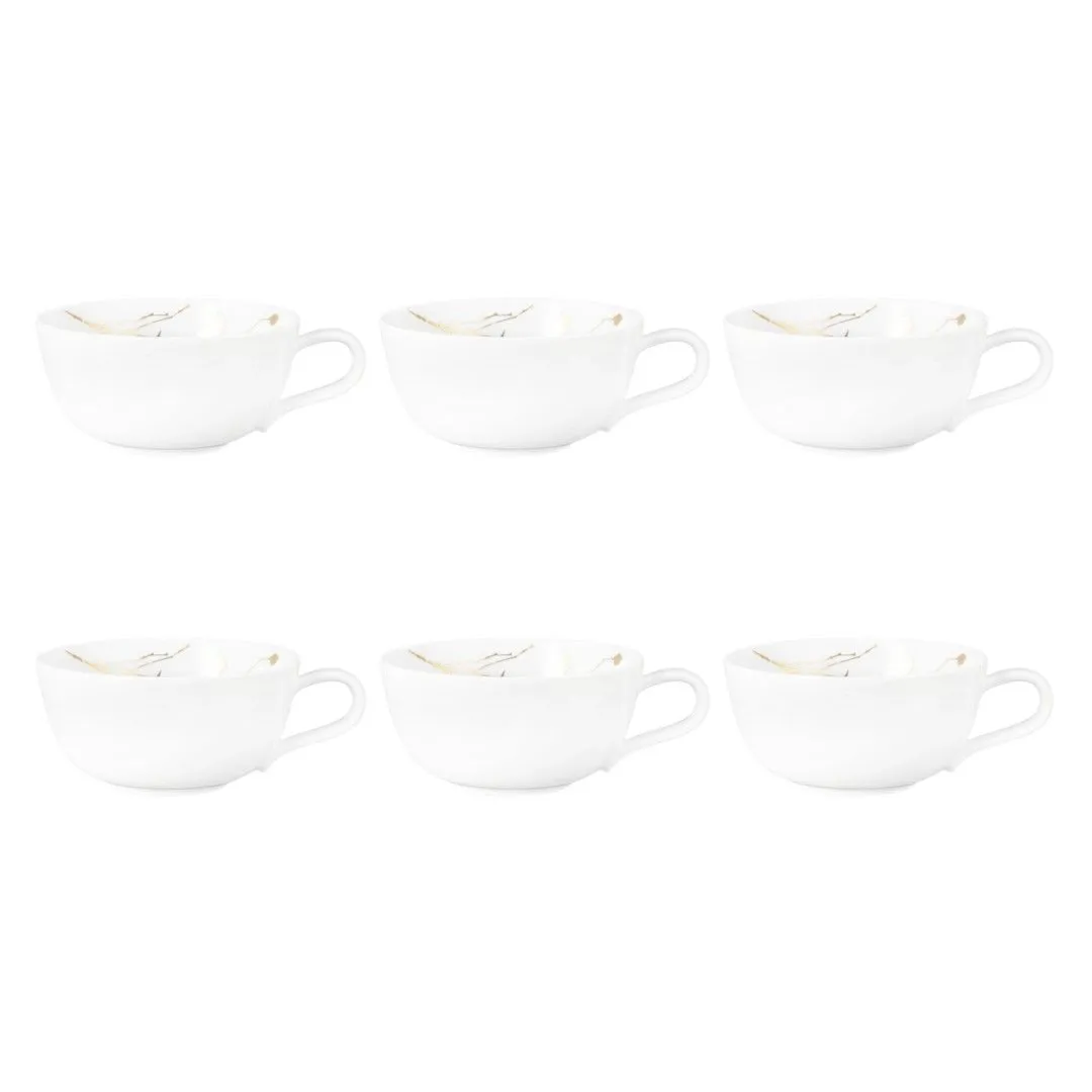 SELTMANN LIBERTY GOLDEN ROSE HIP Zestaw 6 filiżanek do herbaty 280 ml