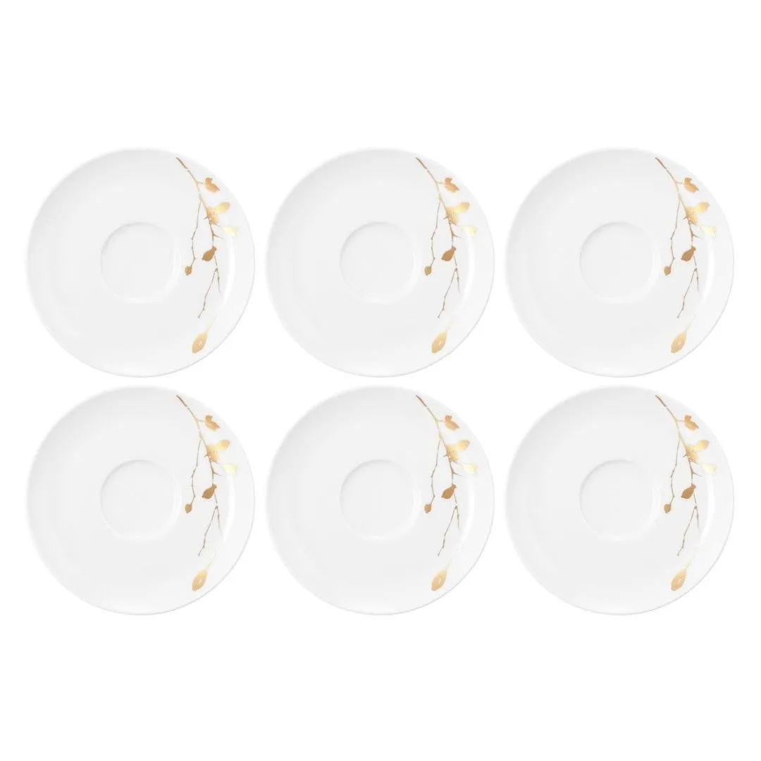 SELTMANN LIBERTY GOLDEN ROSE HIP Zestaw 6 spodków 16.5 cm