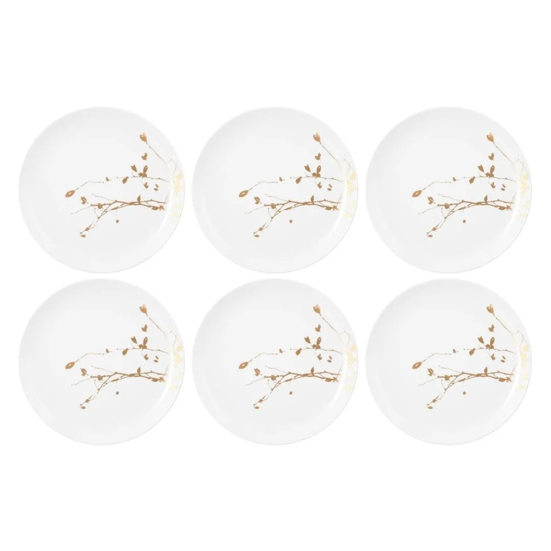 SELTMANN LIBERTY GOLDEN ROSE HIP Zestaw 6 talerzy obiadowych 27.5 cm