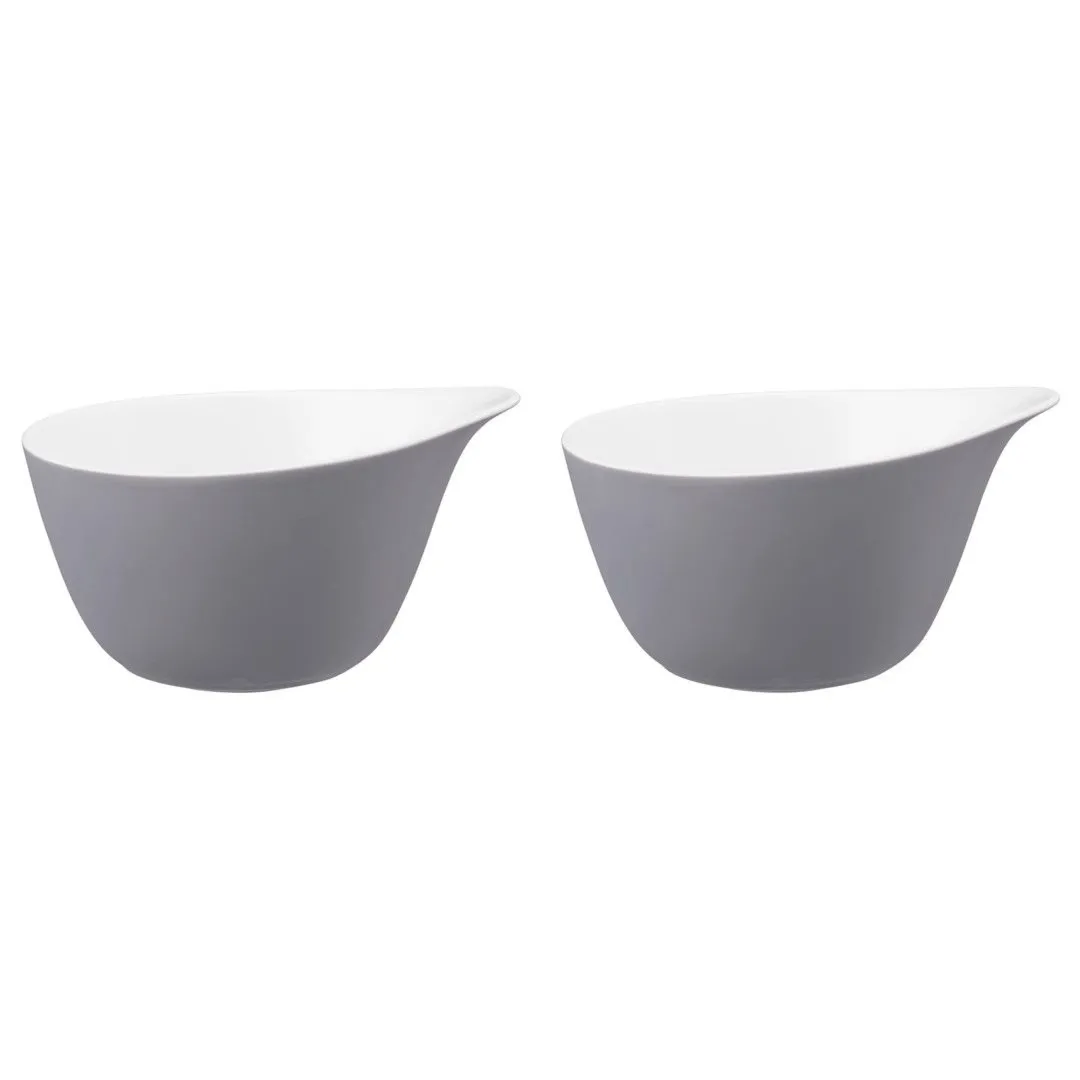 SELTMANN LIFE FASHION ELEGANT GREY Zestaw 2 miseczek z uchwytem 600 ml