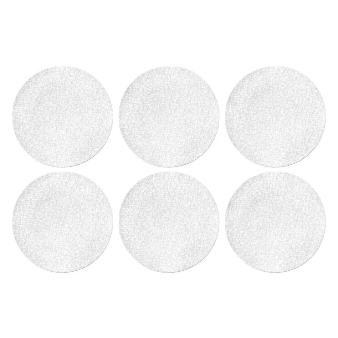SELTMANN LIFE FASHION LUXURY WHITE Zestaw 6 talerzy do sałatek 22.5 cm