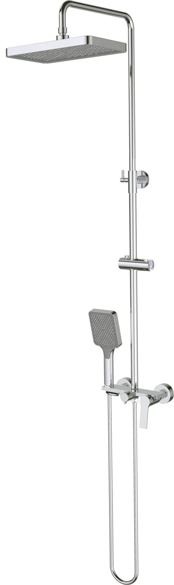 Deante Deszczownica - z baterią mieszaczową