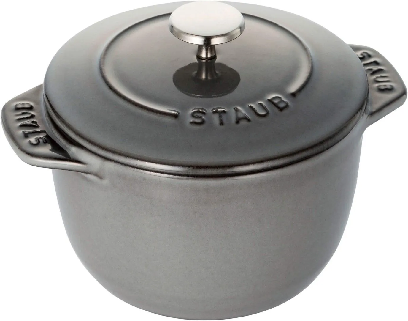 STAUB LA COCOTTE Mały garnek okrągły 725 ml, grafitowy