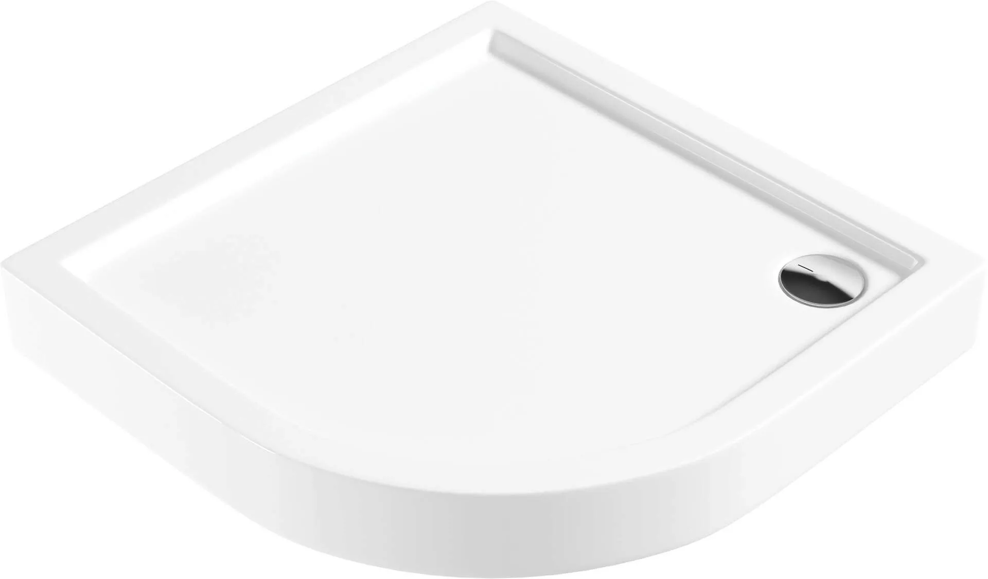 Deante Brodzik akrylowy półokrągły 90 cm