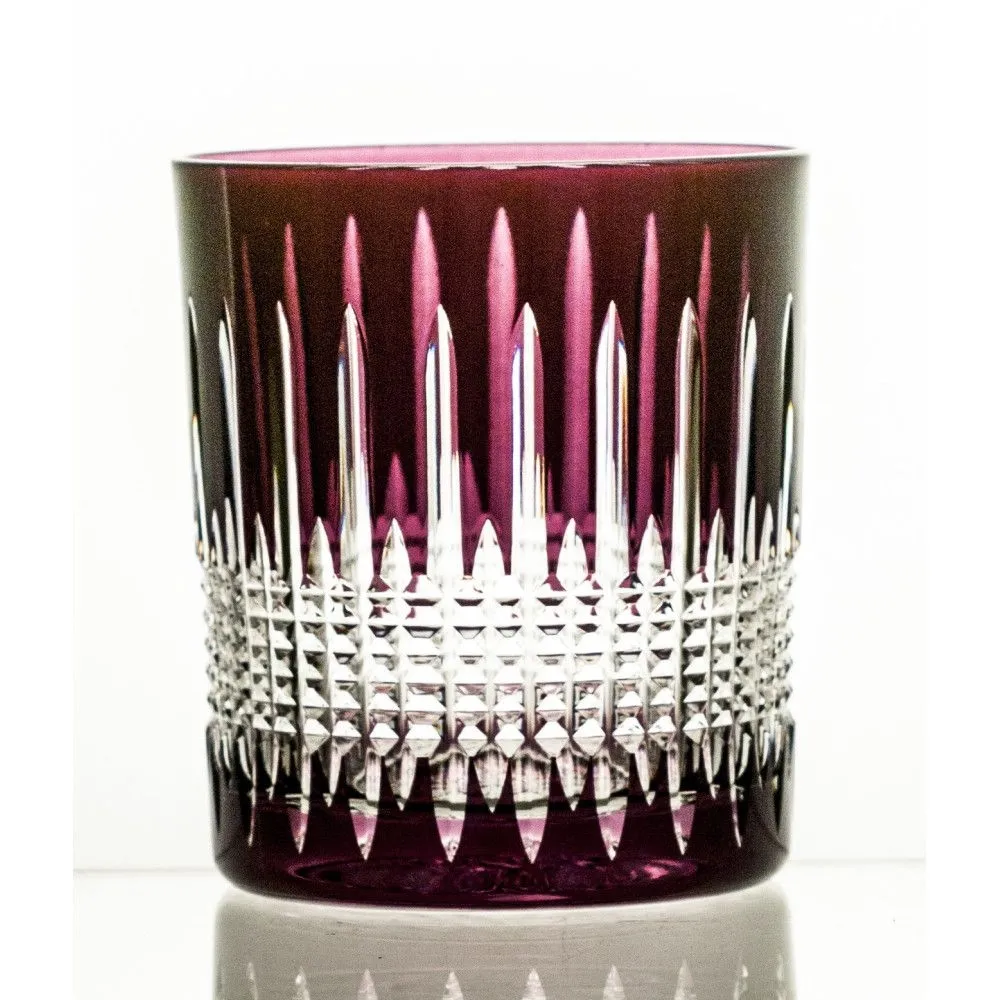 Crystal Julia Szklanki kryształowe kolorowe do whisky 6 sztuk