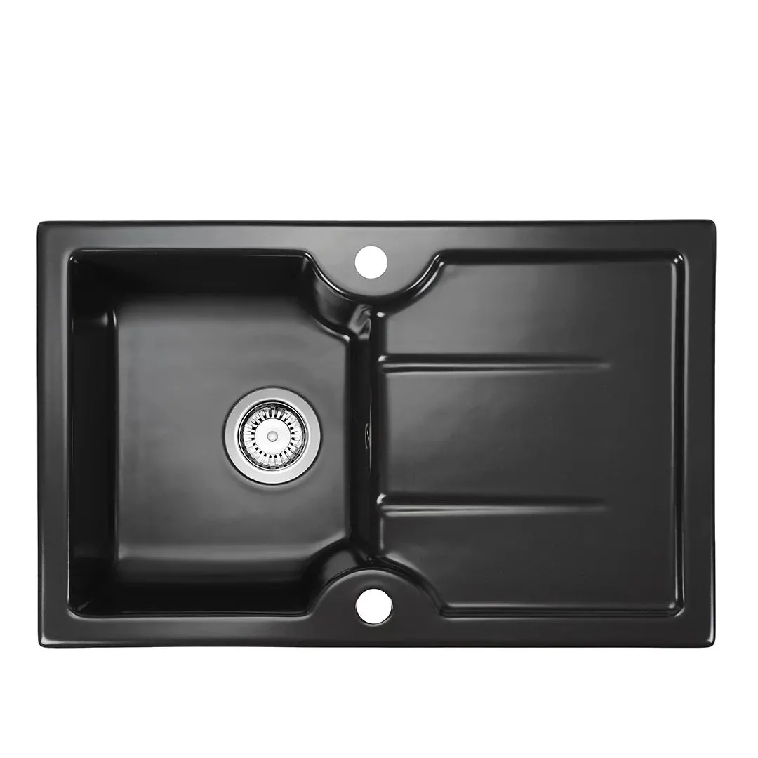 Sonra Merid 78 Black 70 zlewozmywak ceramiczny