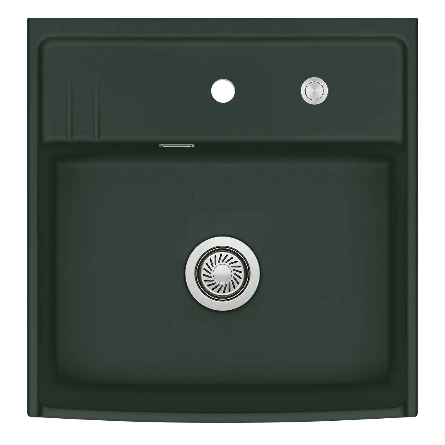 Systemceram Kentro 60 zlewozmywak ceramiczny, Eibe, korek manualny