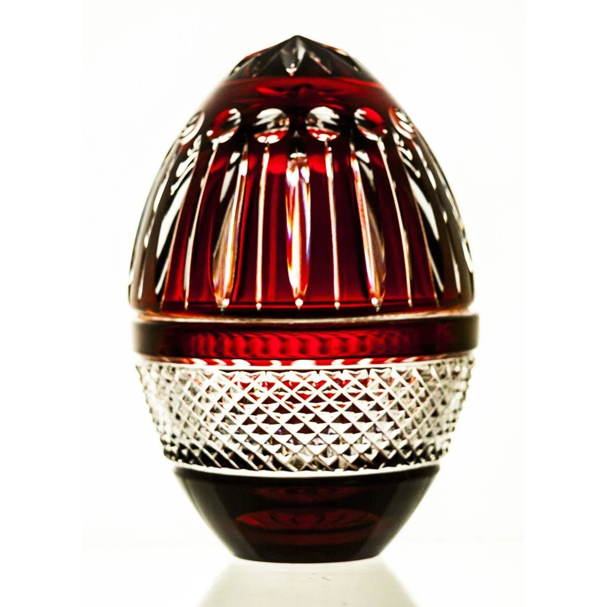 Crystal Julia Szkatułka kryształowa na biżuterię jajo