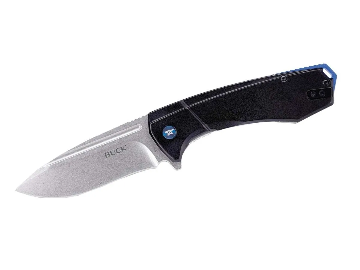 Buck RUCKUS BLACK/BLUE 713BLS