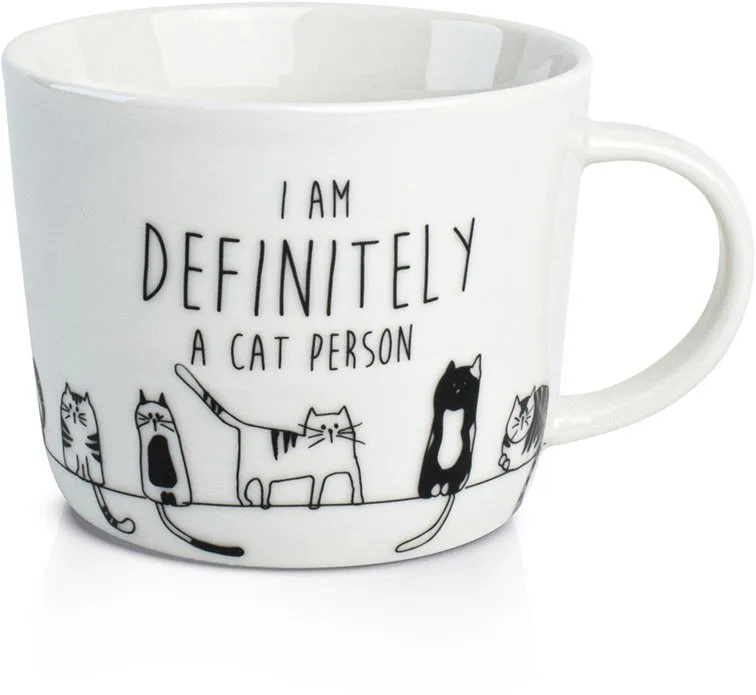 W184215 Wegter kubek porcelanowy Dutch Floral Cats 0,32 l