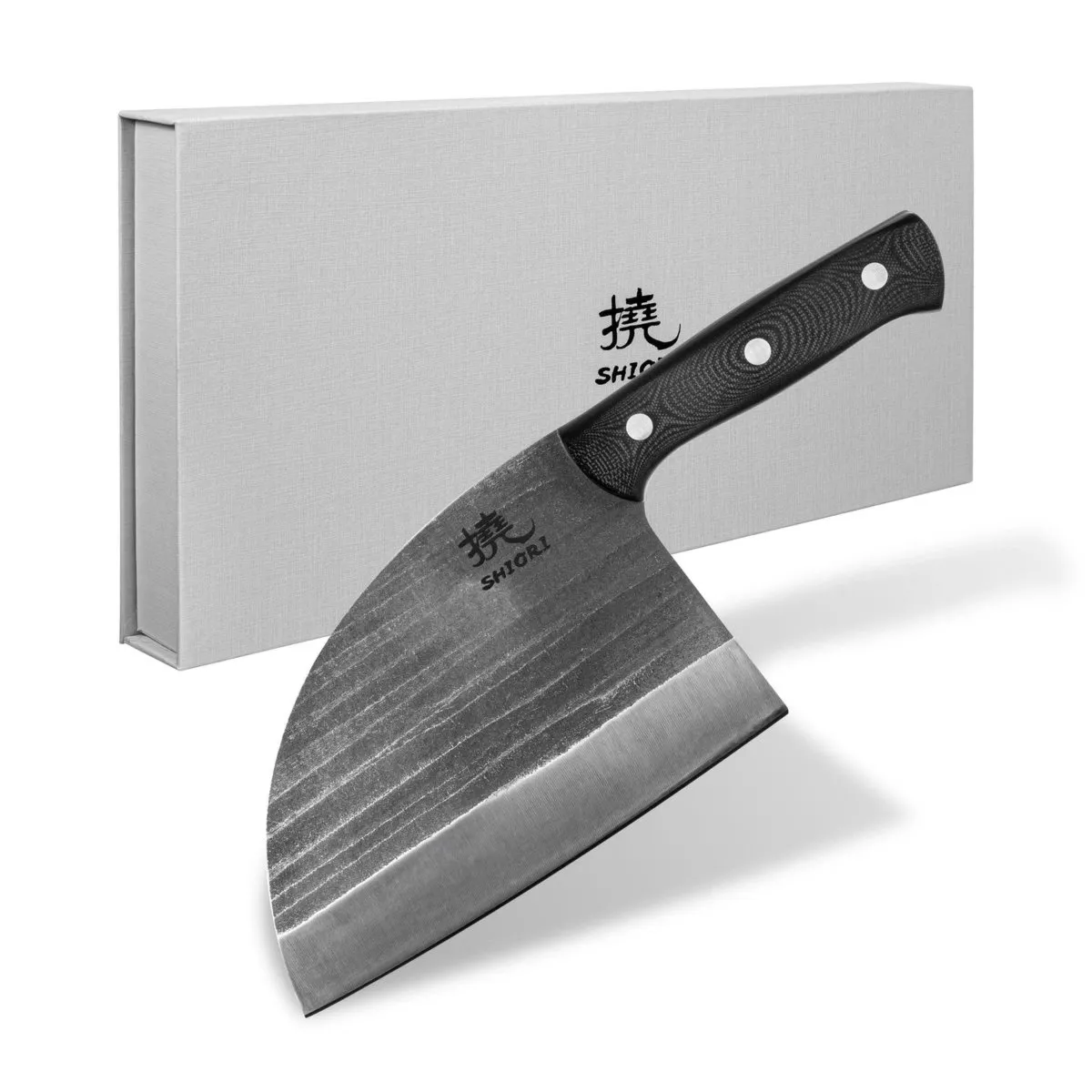 Tasak do mięsa Shiori 撓 Yasashi-sa  Haku - G10, stal damasceńska