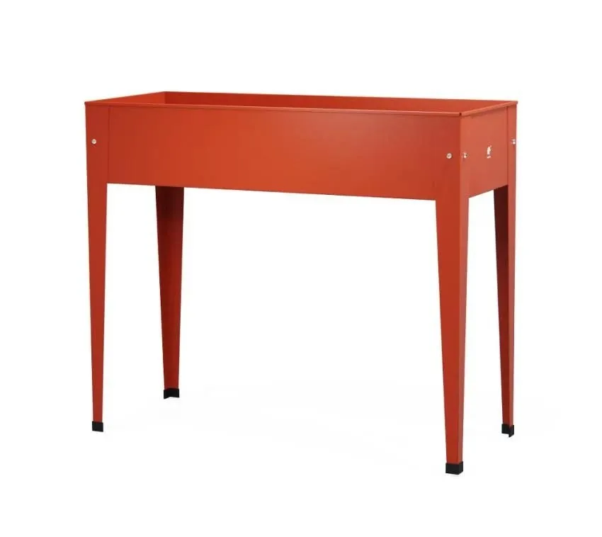 Herstera Garden Urban Czerwona metalowa podniesiona grządka