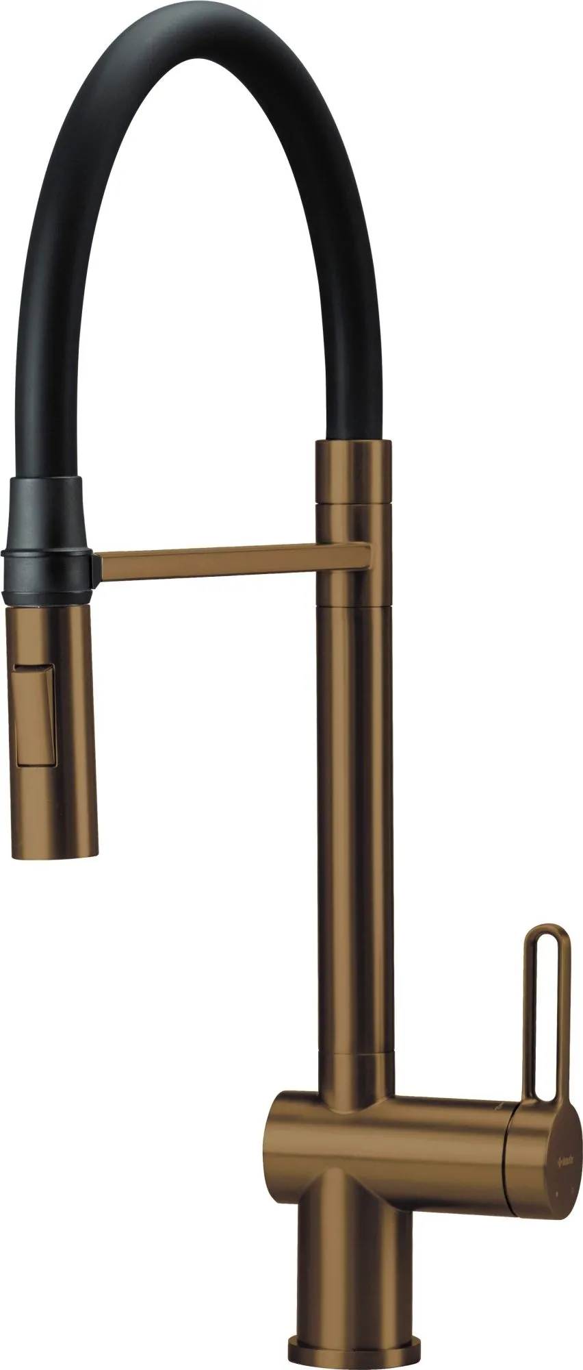 Deante BRM_C72M Bateria kuchenna z elastyczną wylewką - 2 rodzaje strumienia brąz szczotkowany