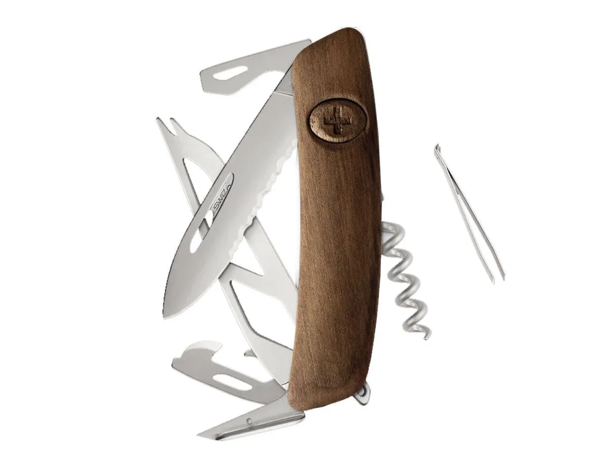 Swiza CH05TR AM CHEESE Wood Walnut (KCR.0056.6300)