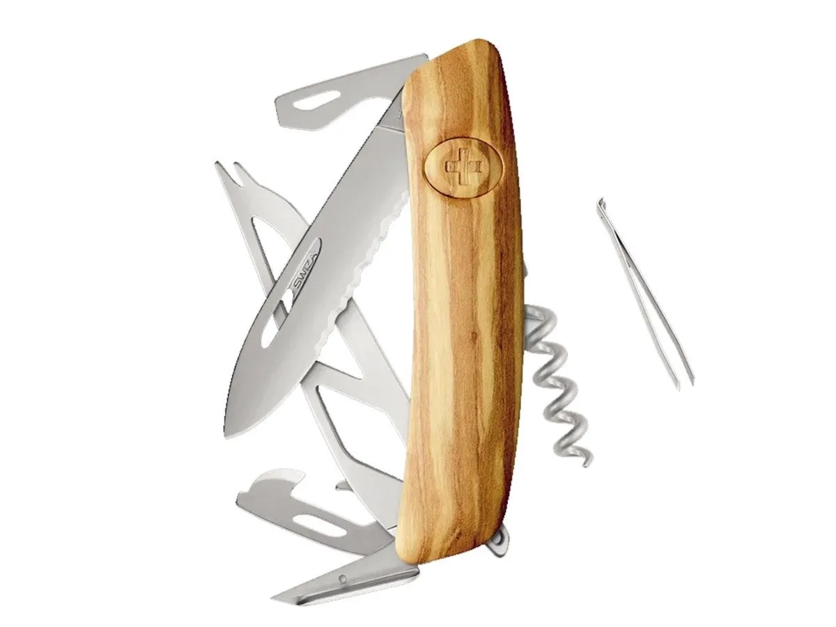 Swiza CH05TR AM CHEESE Wood Olive (KCR.0056.6310)
