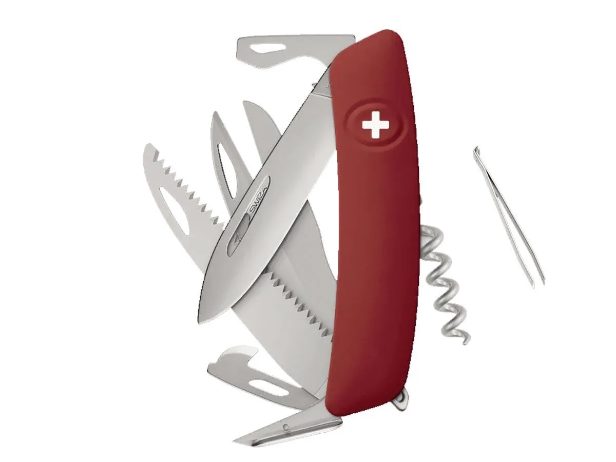 Swiza D09R AM SAW & SCISSORS Red (KNR.0136.1900)