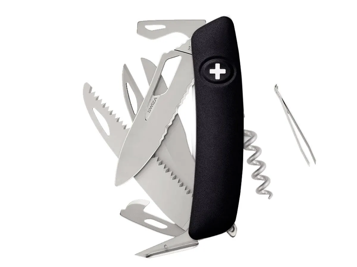 Swiza SH09TR AM SAW & SCISSORS WAVY EDGE Black (KST.0136.1010)