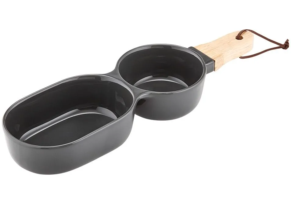 Ladelle Classic Serve Stick Charcoal 2-częściowy L61136