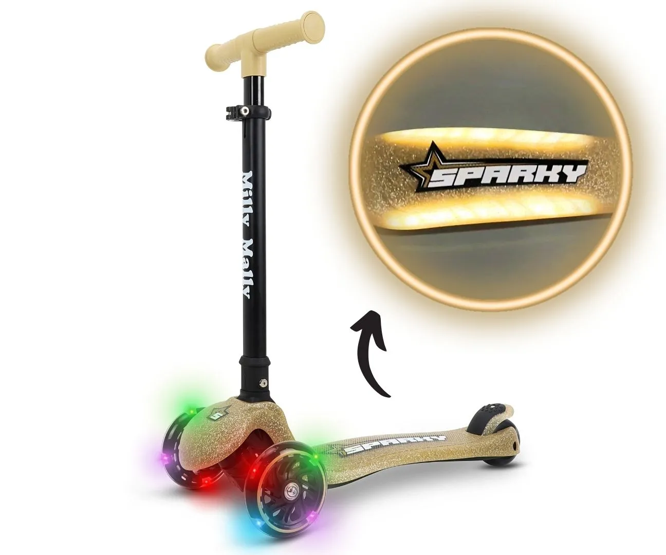 Milly Mally Scooter Sparky Champagn