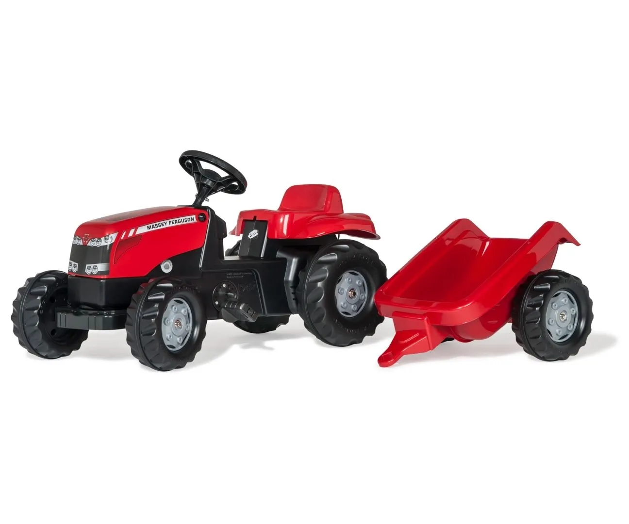 Rolly Toys 012305 Traktor Rolly-Kid Massey Ferguson z przyczepą