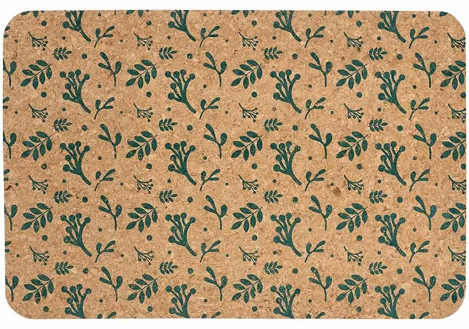 Ladelle Dwell komplet podkładek korkowych na stół 4 sztuki Emerald L49364