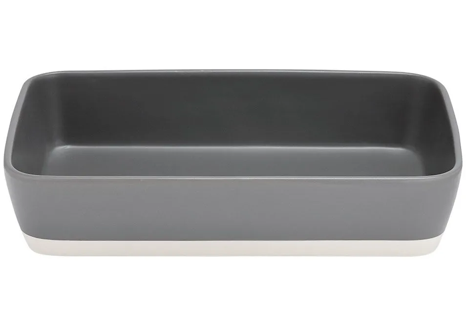 Ladelle Eat Well Szare naczynie do zapiekania 40 cm L61587