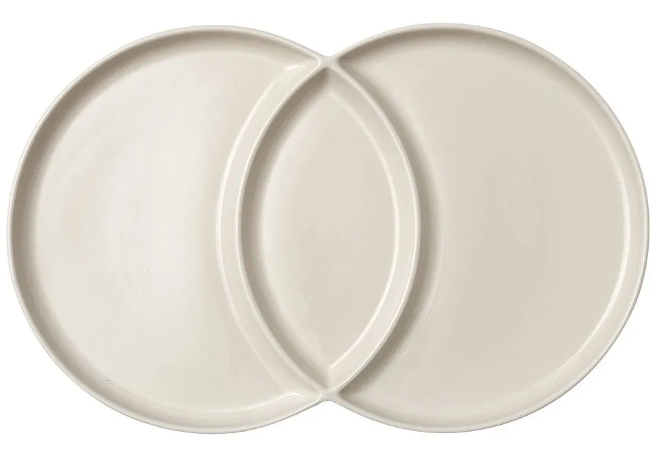 Ladelle Loop Serving Platter talerz waniliowy 2-częściowy L61388