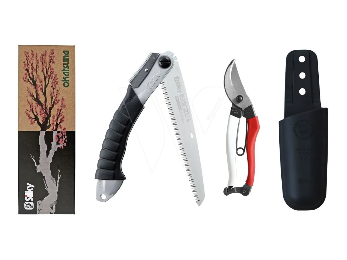 Okatsune SET FORBICI DA POTA OKATSUNE 103 & SILKY FOLDING SAW SUPER ACCEL 7.5