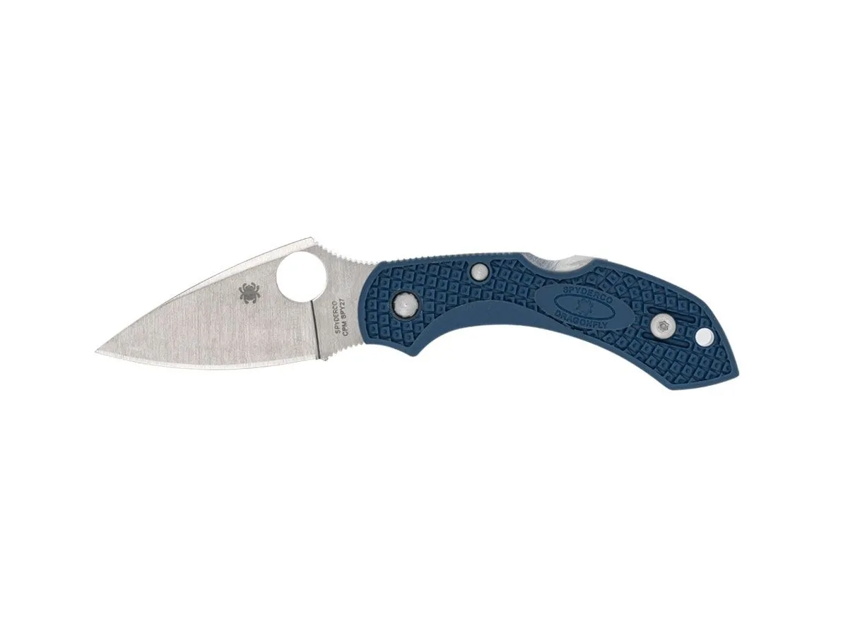 Spyderco DRAGONFLY 2 FRN COBALT BLUE PLAIN SPY27 C28PCBL2