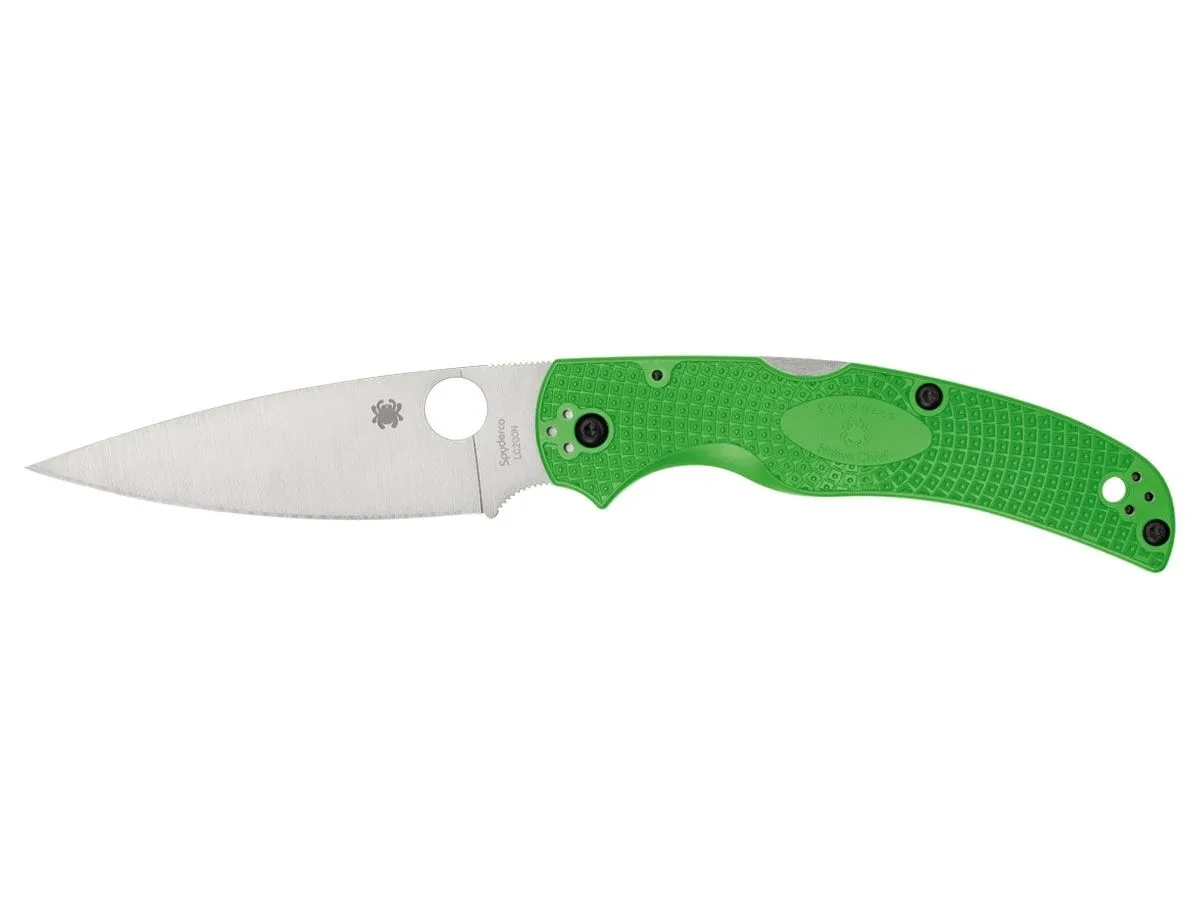 Spyderco NATIVE CHIEF SALT GREEN PLAIN LC200N C244PGR