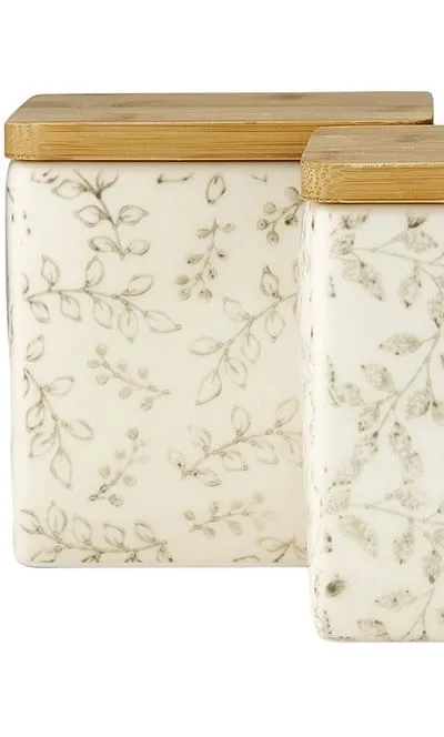 Ladelle Repose Taupe wzór 1 pojemnik do przechowywania żywności L62649