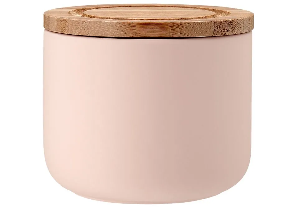 Ladelle Stak Soft Matt Pink pojemnik do przechowywania żywności 9 cm L61160