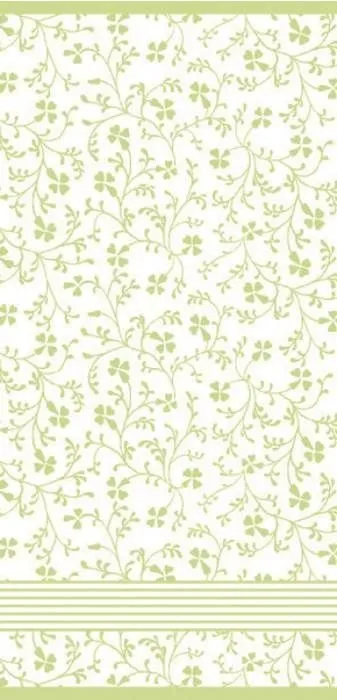 Lasa Portugal ręcznik kąpielowy 3406 VINTAGE FLORAL col. 1622 70 x 140 cm Green