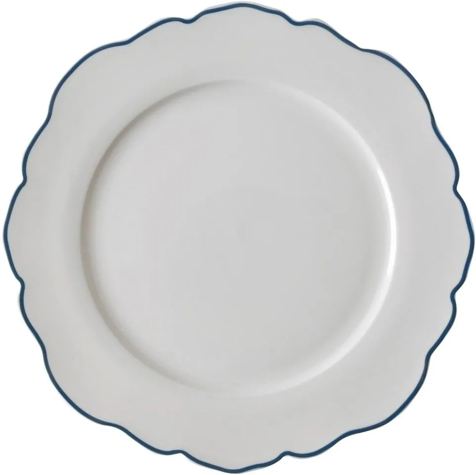 Laura Ashley 24,5 cm talerz niereularny porcelanowy W183114 Blue